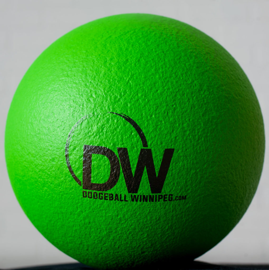 7″ Foam WDBF Ball Green Dodgeball Winnipeg